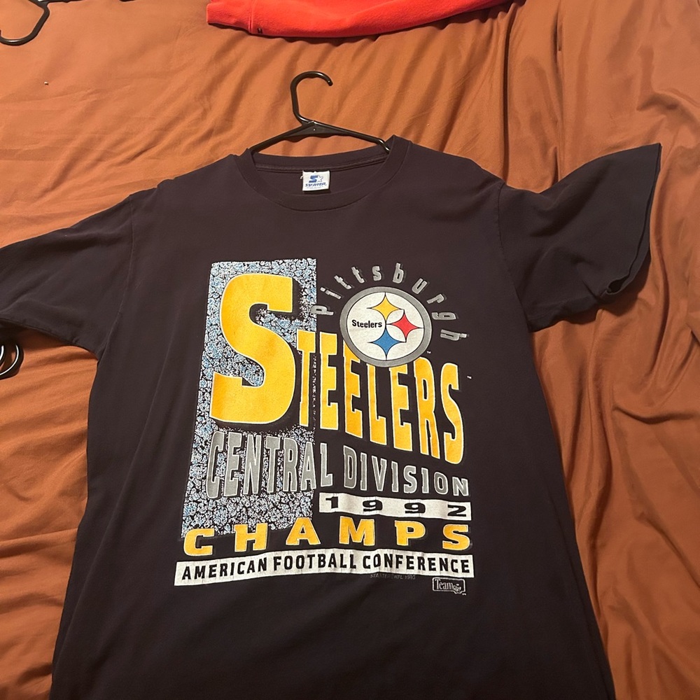 Vintage starter Pittsburgh Steelers 1992 central division champs tee